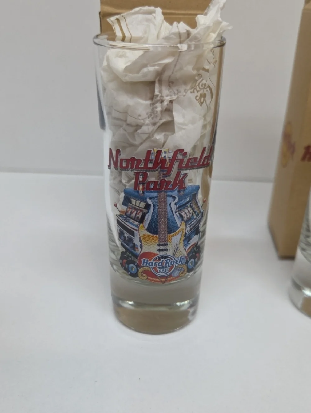 Hard Rock Cafe Black Ceramic Mug and 2 Shot Glasses Northfield Park
